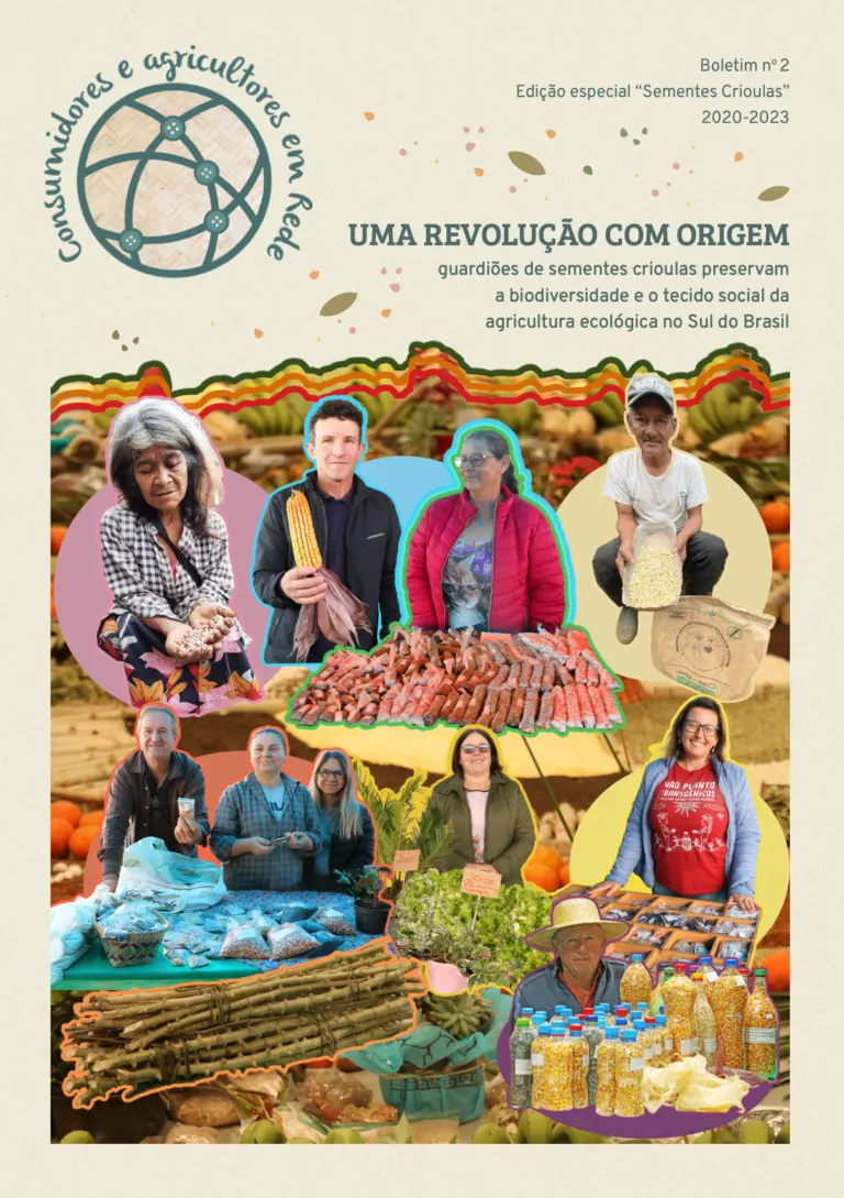 Capa do boletim Sementes Crioulas